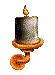 burning candle