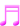 pink music note