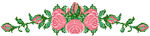 an arrangement of pink roses